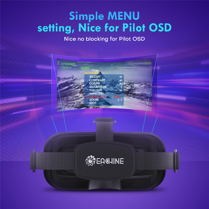 Eachine EV800DM değişken odakl - Skyzone Sky04O Pro Fpv Goggles incelemesi ve fiyatı